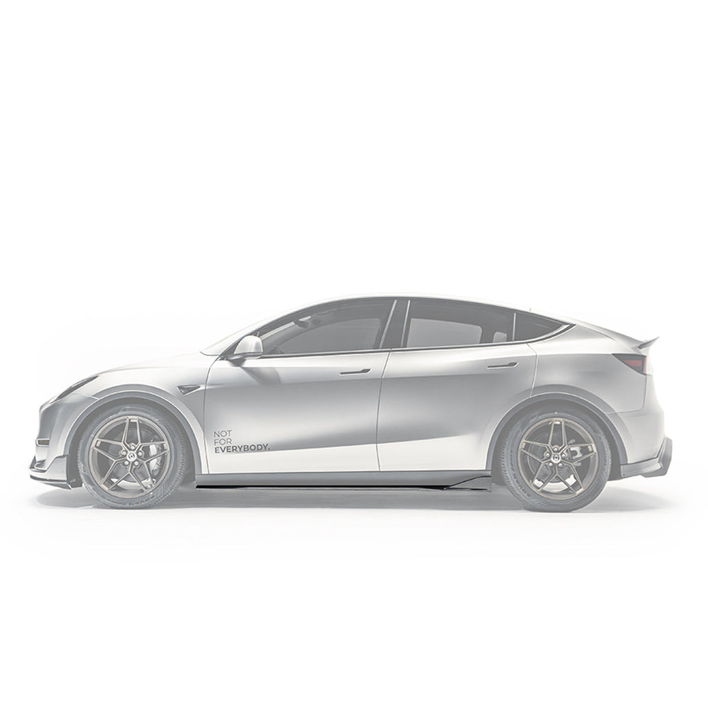 Tesla Model Y V2 Carbon Fiber Side Skirts - ADRO A15A20-1402