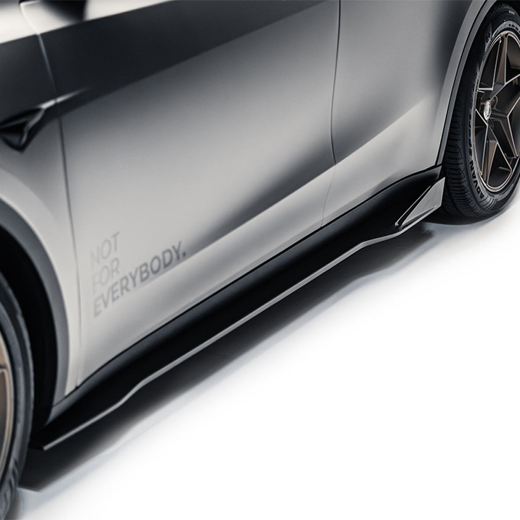 Tesla Model Y V2 Carbon Fiber Side Skirts - ADRO A15A20-1402