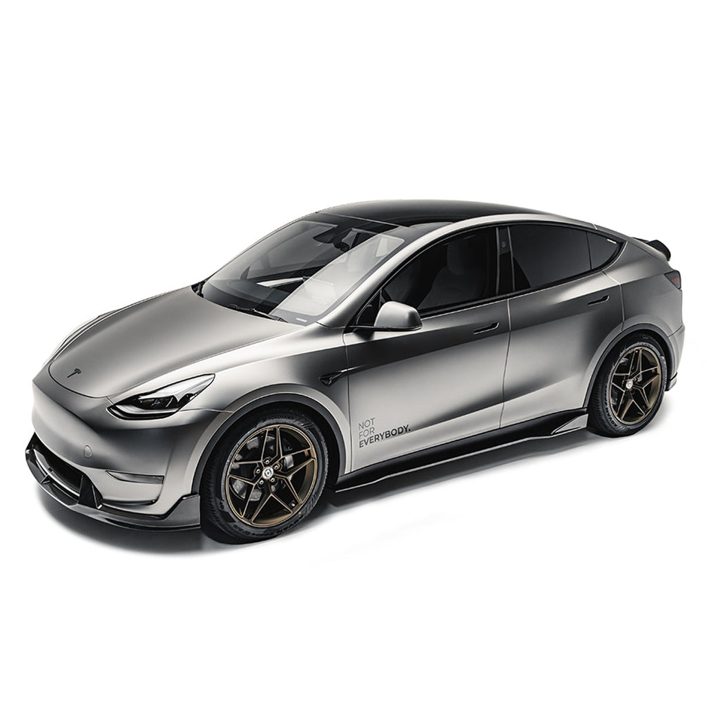 Tesla Model Y V2 Carbon Fiber Side Skirts - ADRO A15A20-1402