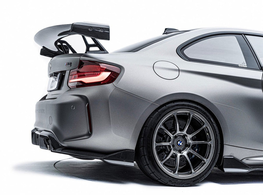 ADRO BMW F87 M2 AT-R Carbon Fiber Swan Neck GT Wing - Black Ops Auto Works