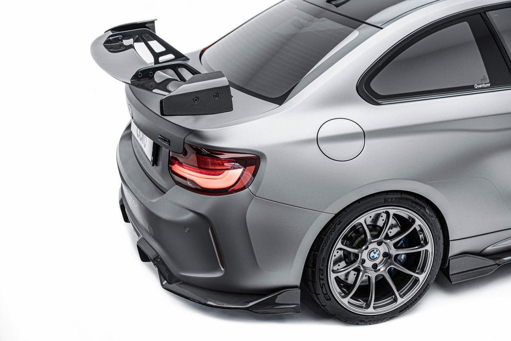 ADRO BMW F87 M2 AT-R Carbon Fiber Swan Neck GT Wing - Black Ops Auto Works