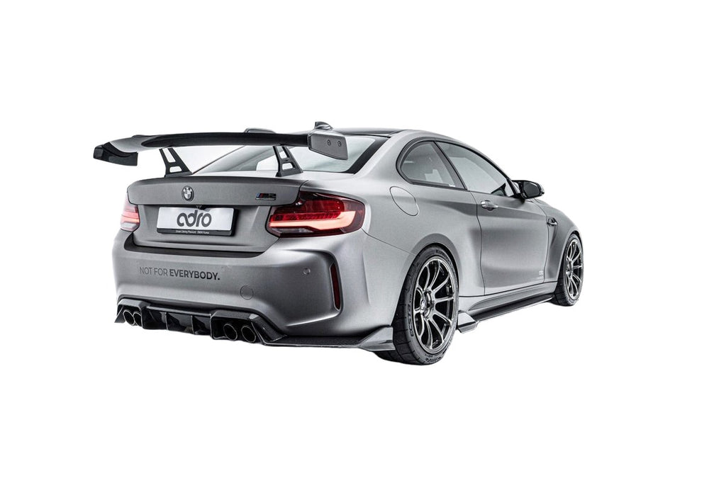 ADRO BMW F87 M2 AT-R Carbon Fiber Swan Neck GT Wing - Black Ops Auto Works