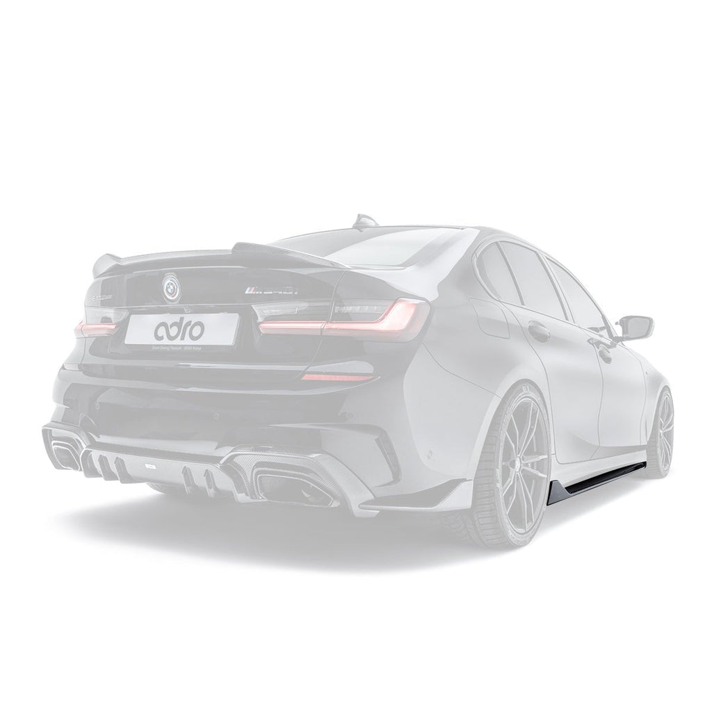 ADRO BMW G20 M340I (Pre-LCI) Carbon Fiber Side Skirt - Black Ops Auto Works