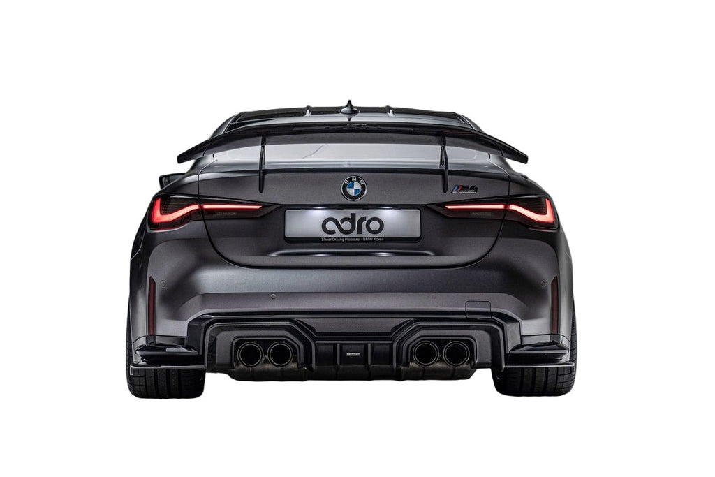 ADRO BMW G82 M4 AT-S Carbon Fiber Swan Neck Wing - Black Ops Auto Works