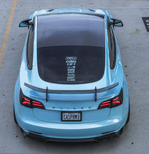Load image into Gallery viewer, ADRO Tesla Model 3 AT-S Carbon Fiber Swan Neck Wing - Black Ops Auto Works