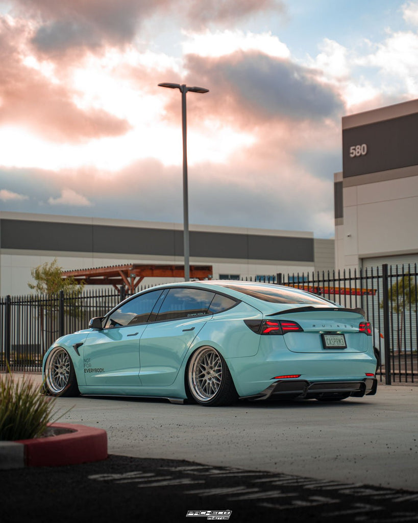 ADRO Tesla Model 3 Carbon Fiber Rear Spoiler V2 - Black Ops Auto Works