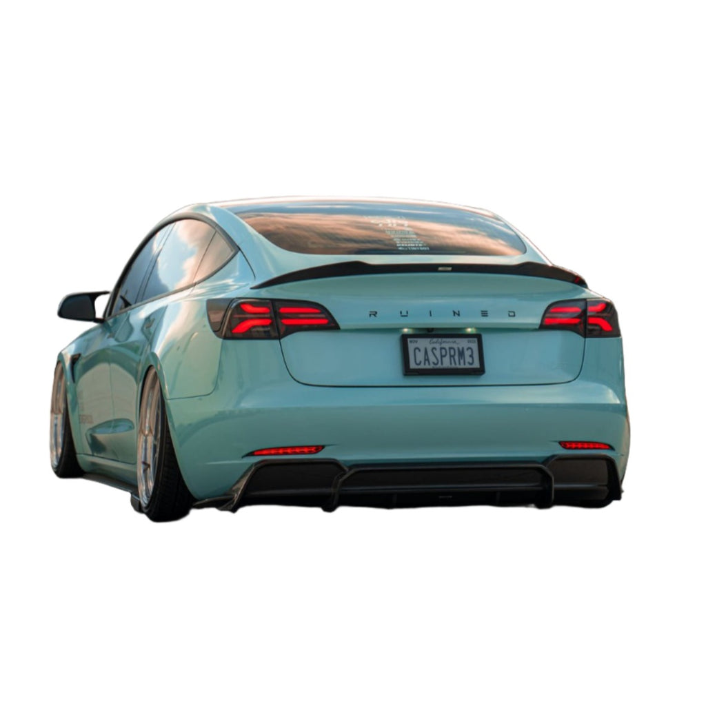 ADRO Tesla Model 3 Carbon Fiber Rear Spoiler V2 - Black Ops Auto Works