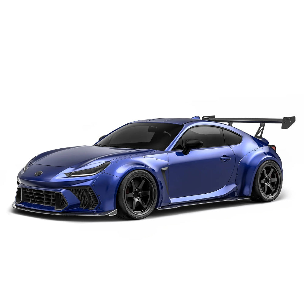 ADRO Widebody V2 kit for Toyota GR86 and Subaru BRZ with front bumper and overfenders