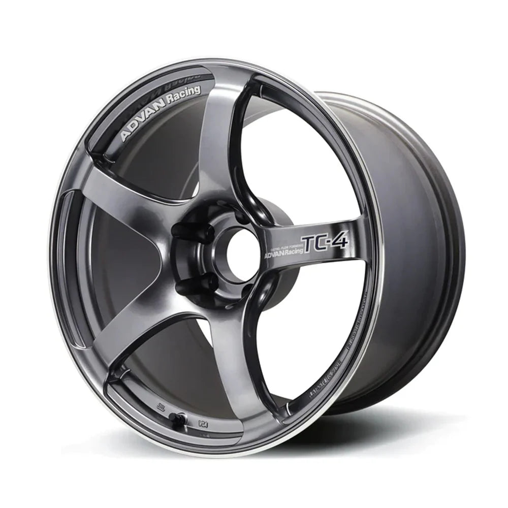 Advan TC4 18x9.5 +45 5-114.3 Racing Gunmetallic and Ring Wheel - Advan AVNYAD8J45EGMR
