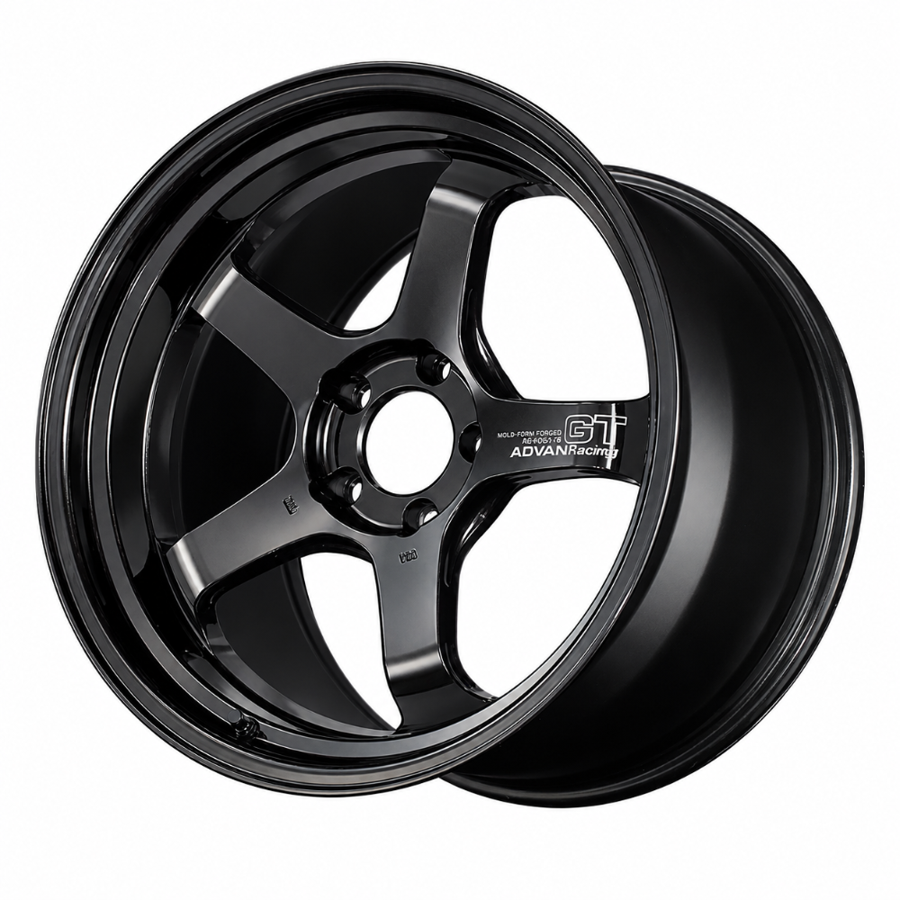 Advan GT Beyond-R forged 18x10 wheel with +35 offset in Racing Titanium Black