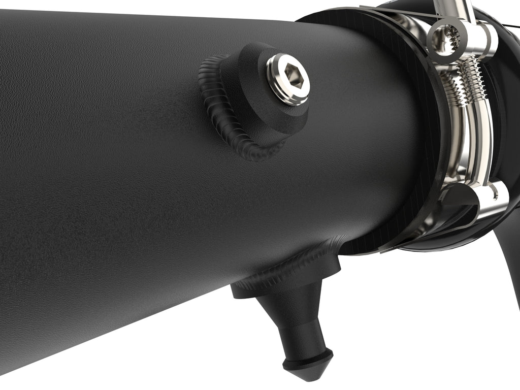 aFe aFe 21-22 Ford F-150/Raptor V6-3.5L (tt) BladeRunner 2.5in Aluminum Hot Charge Pipe Black