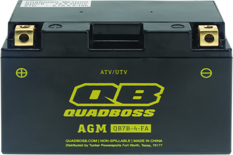 QBS401377-QuadBoss 08-15 Can-Am DS 450 X Maintenance-Free AGM Battery-Batteries-QuadBoss
