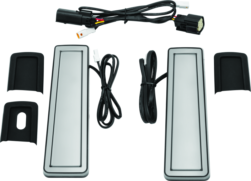 KUR2953-Kuryakyn Tracer Filler Panel Lights Smoke Lens-Tail Lights-Kuryakyn
