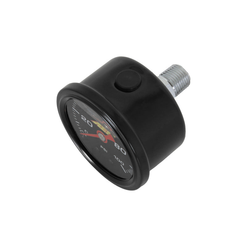 AEM AEM 0-100 PSI Liquid Filled Mechanical Pressure Gauge - 1/8 NPT