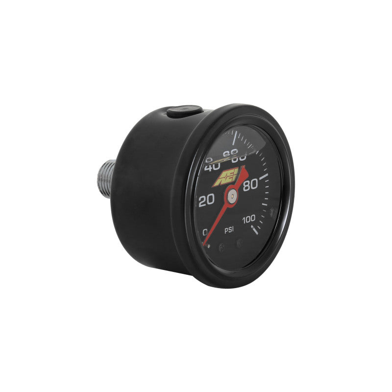 AEM AEM 0-100 PSI Liquid Filled Mechanical Pressure Gauge - 1/8 NPT