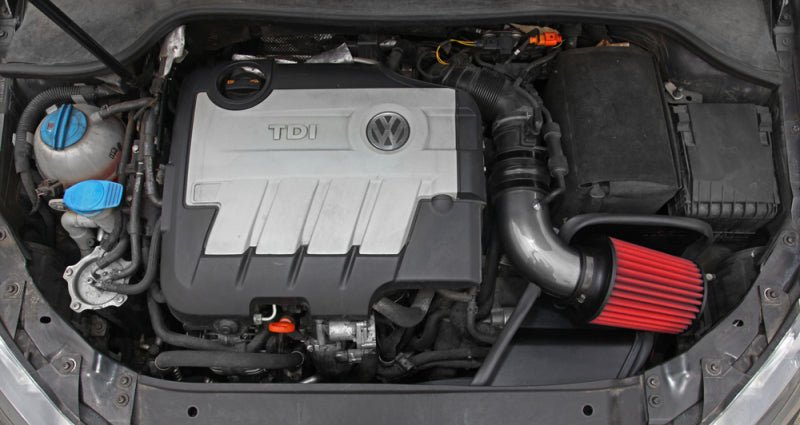 AEM 11-14 Volkswagen Jetta 2.0L L4 - Cold Air Intake System - Gunmetal Gray - Black Ops Auto Works