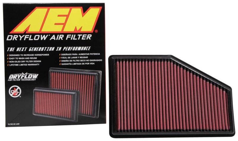 AEM 12-20 Chevrolet Malibu 1.5L/1.8L/2.0L DryFlow Air Filter - Black Ops Auto Works