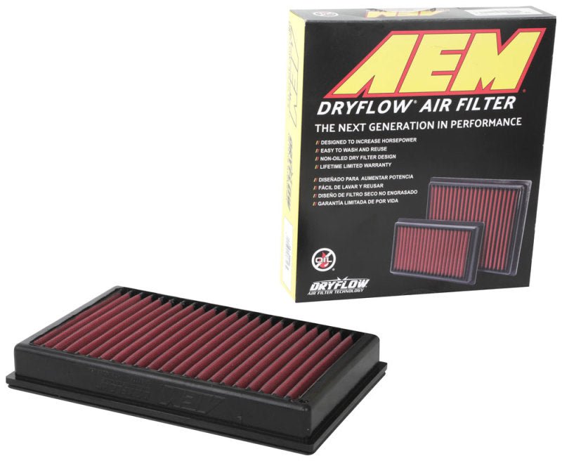 AEM 13-16 Audi A3 L4-1.8L DryFlow Air Filter - Black Ops Auto Works