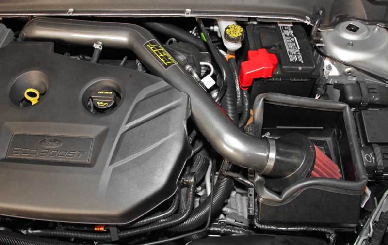 AEM 14-15 Ford Fusion 2.0L L4 Turbo - Cold Air Intake System - Gunmetal Gray - Black Ops Auto Works