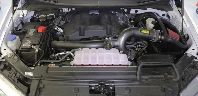 AEM 17-18 Ford F-150 3.5L V6 F/I Gunmetal Gray Cold Air Intake - Black Ops Auto Works