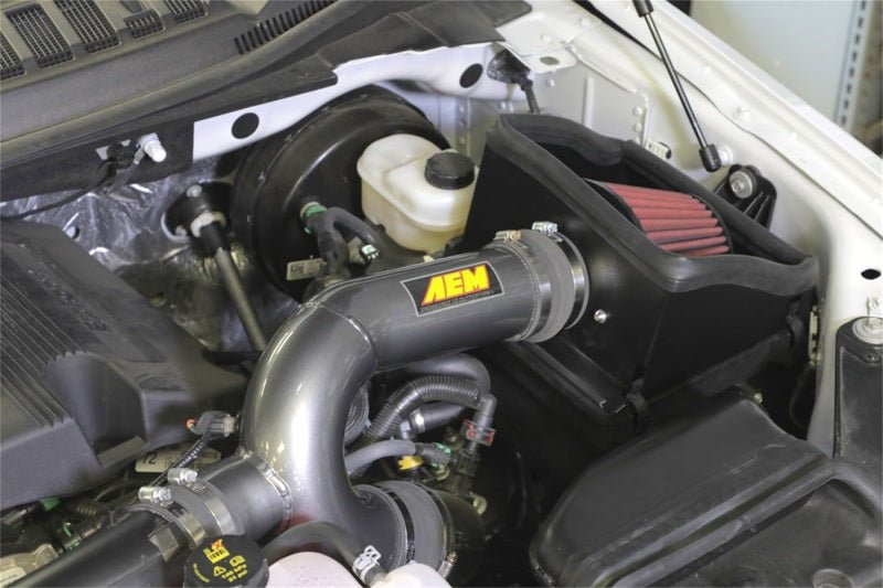 AEM 17-18 Ford F-150 3.5L V6 F/I Gunmetal Gray Cold Air Intake - Black Ops Auto Works