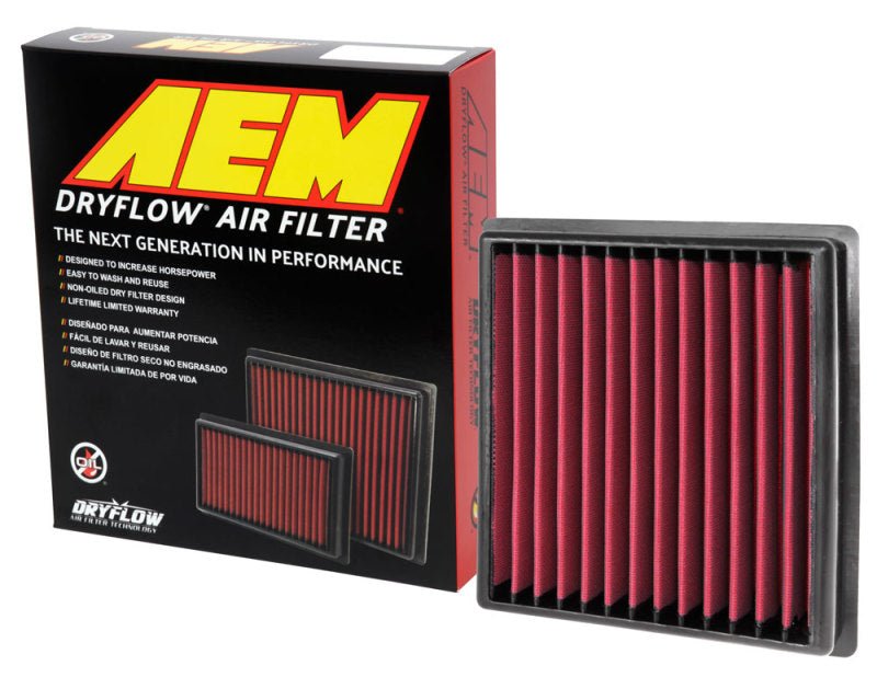 AEM 19-20 Subaru WRX STI 2.5L DryFlow Air Filter - Black Ops Auto Works