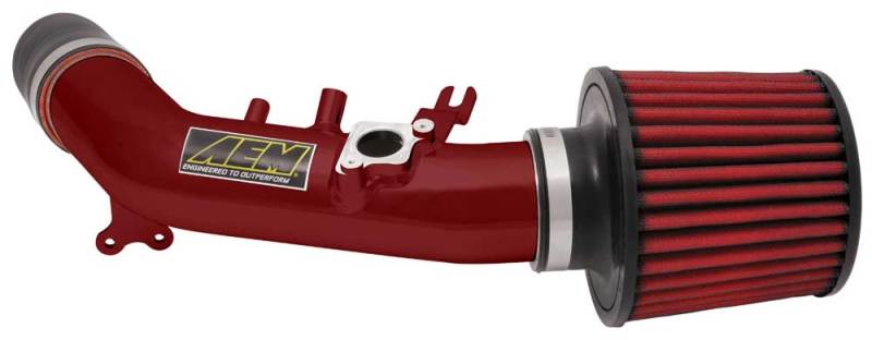 AEM 2006 Civic Si Red Short Ram Intake - Black Ops Auto Works