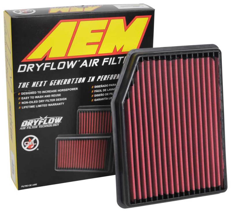 AEM 2019 Chevrolet Silverado 1500 V8-5.3L F/I DryFlow Air Filter - Black Ops Auto Works