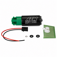 Load image into Gallery viewer, AEM 340LPH high flow fuel pump kit with mounting hooks for performance fuel systems