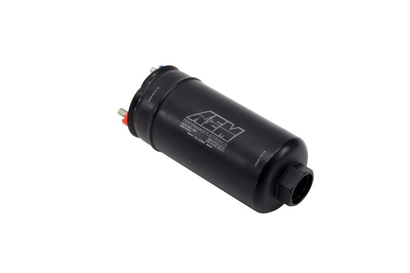 AEM 380LPH High Pressure Fuel Pump -6AN Female Out, -10AN Female In - Black Ops Auto Works