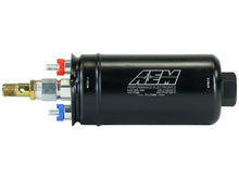 Load image into Gallery viewer, AEM 400LPH High Pressure Inline Fuel Pump - M18x1.5 Female Inlet to M12x1.5 Male Outlet - Black Ops Auto Works