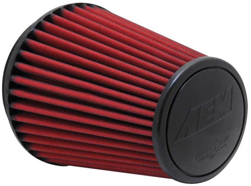 AEM 6 inch DRY Flow Short Neck 9 inch Element Filter Replacement - Black Ops Auto Works