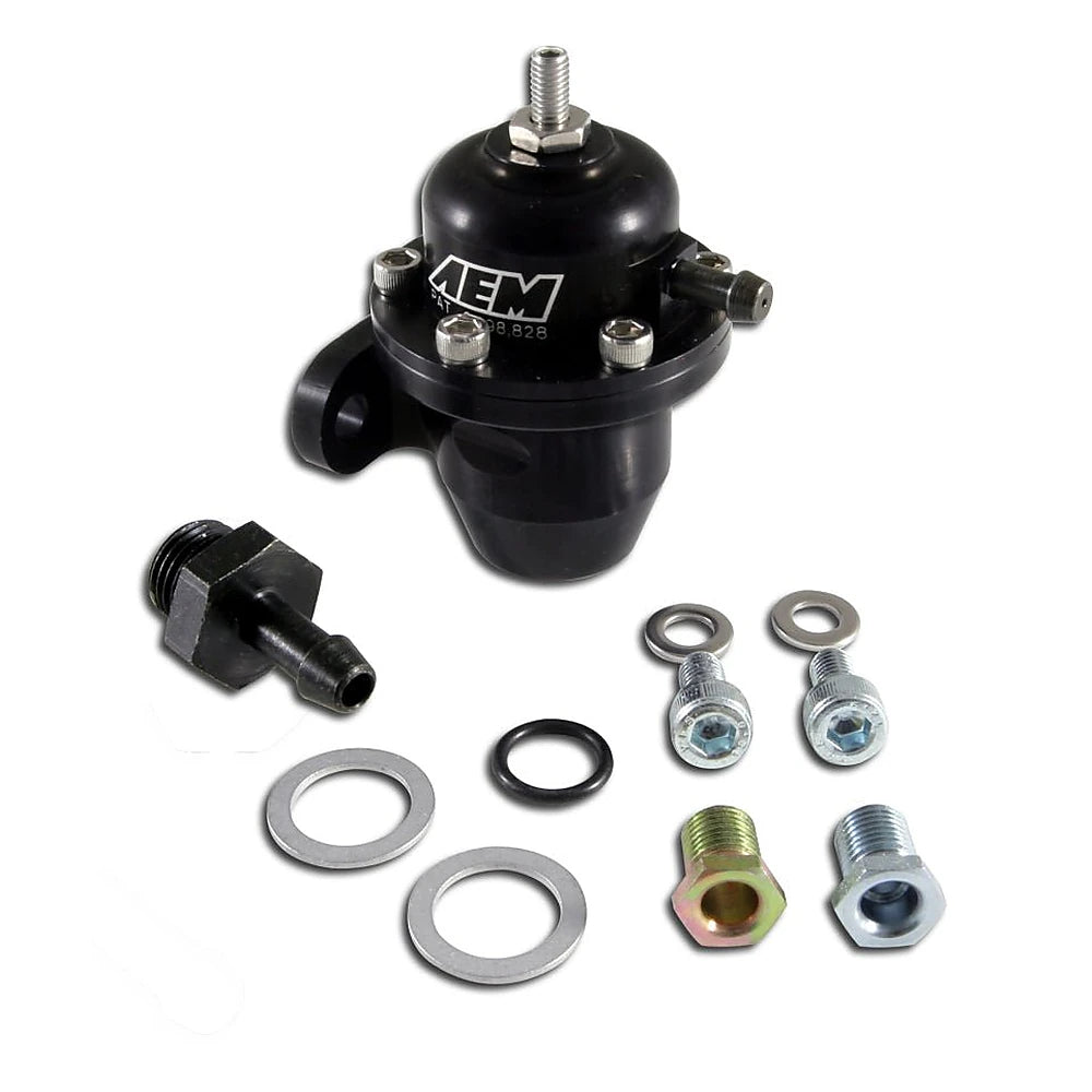 AEM 94-01 Acura Integra / 90-93 Honda Accord / 92-95 Honda Civic / 99-00 Honda Civic Black Adjustabl - AEM 25-300BK
