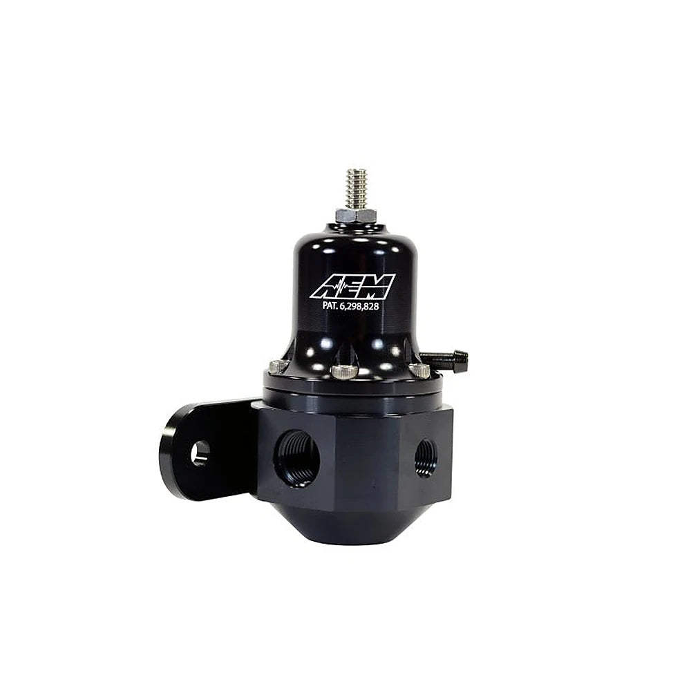 AEM High Capacity Universal Black Adjustable Fuel Pressure Regulator - AEM 25-305BK