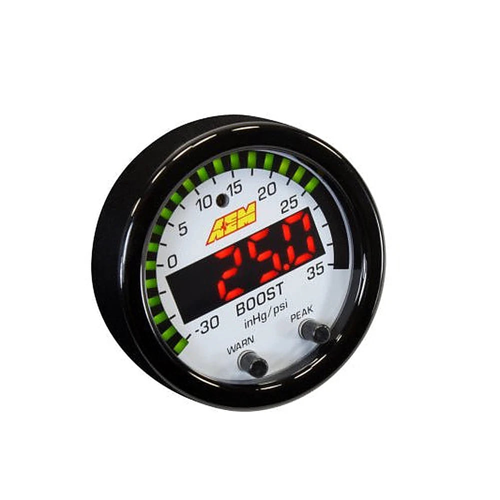 AEM X-Series Boost Pressure -30inHg 35psi Gauge - AEM 30-0306
