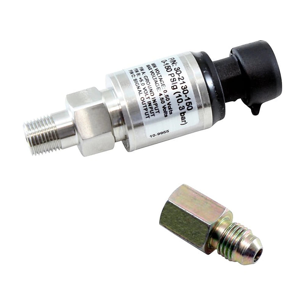 AEM 10 BAR MAP or 150 PSIG Stainless Steel Sensor Kit - AEM 30-2130-150
