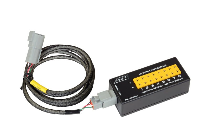 AEM 8 Channel K-Type Thermocouple EGT CAN Module - Black Ops Auto Works