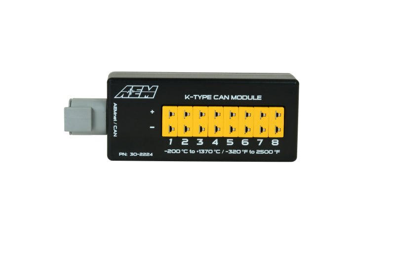 AEM 8 Channel K-Type Thermocouple EGT CAN Module - Black Ops Auto Works