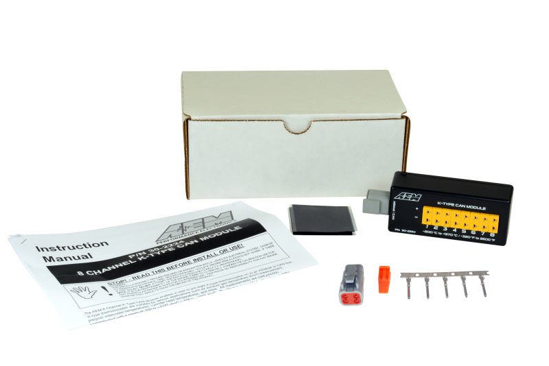 AEM 8 Channel K-Type Thermocouple EGT CAN Module - Black Ops Auto Works