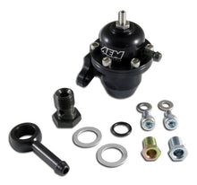 Load image into Gallery viewer, AEM 96-97 Acura CL / 94-97 Accord / 96-00 Civic Ex Black Adjustable Fuel Pressure Regulator - Black Ops Auto Works