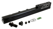 Load image into Gallery viewer, AEM 99-00 Honda Civic Si Black Fuel Rail - Black Ops Auto Works