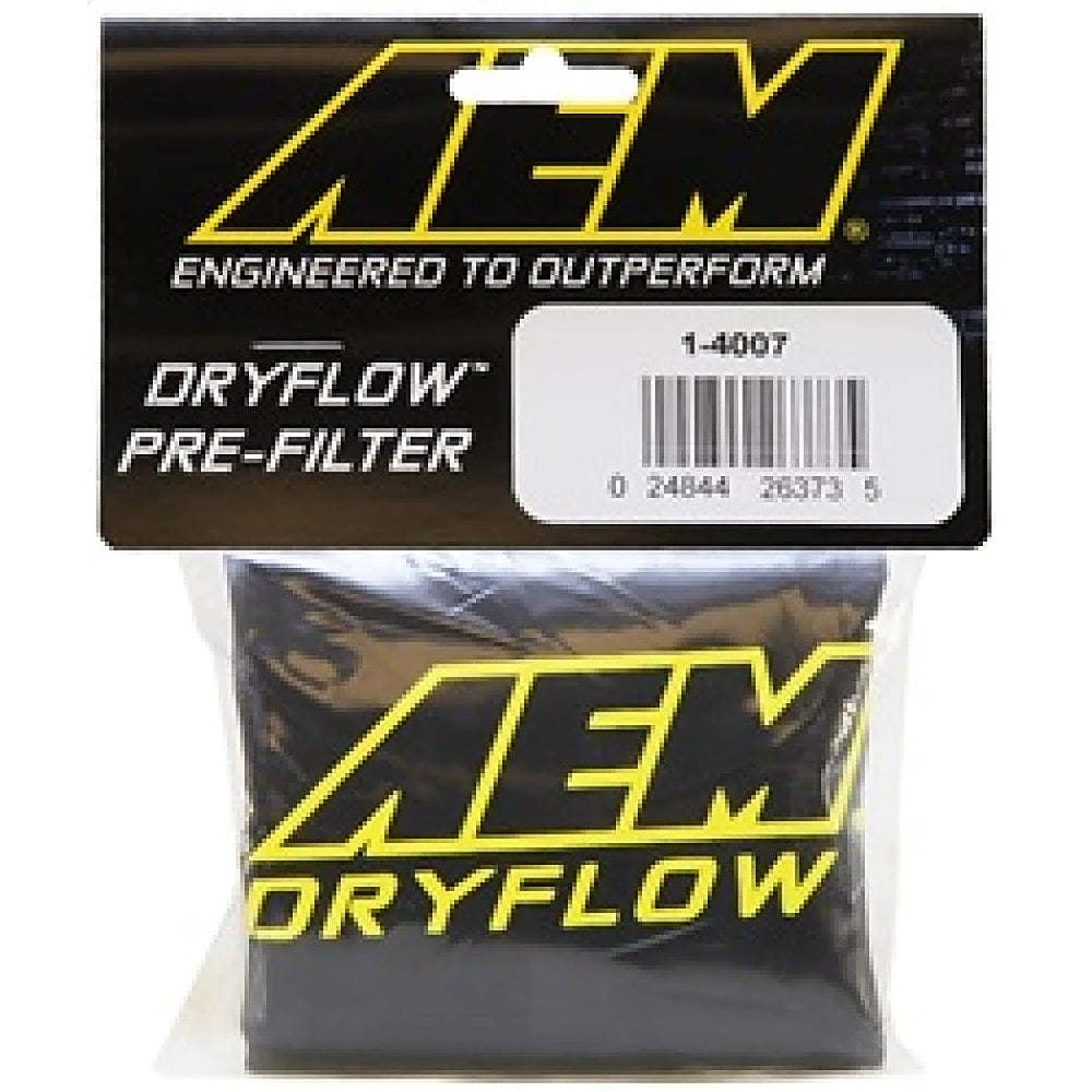 AEM Air Filter Wrap 6 in Base 5 1/8in Top 7 1/8 in Tall - AEM Induction 1-4007