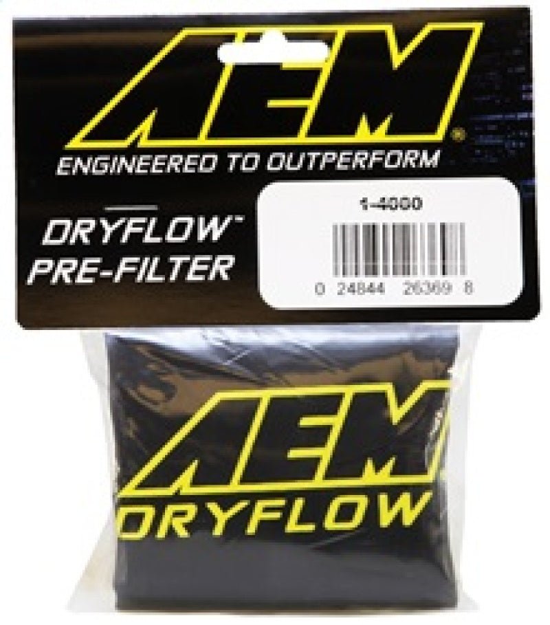AEM Air Filter Wrap 6 inch Base 5 1/4 inch Top 5 inch Tall - Black Ops Auto Works