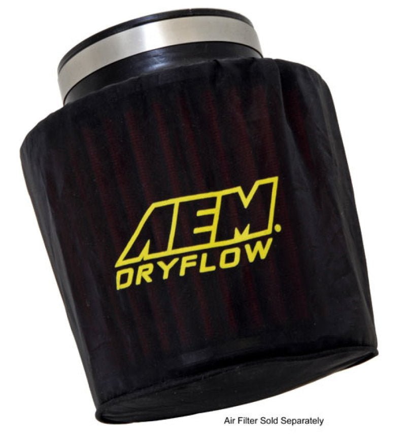 AEM Air Filter Wrap 6 inch Base 5 1/4 inch Top 5 inch Tall - Black Ops Auto Works