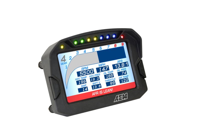 AEM CD-5G Carbon Digital Dash Display w/ Interal 10Hz GPS & Antenna - Black Ops Auto Works