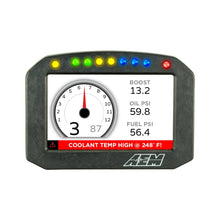 Load image into Gallery viewer, AEM AEM CD-5G Carbon Flush Digital Dash Display w/ Internal 20Hz GPS &amp; Antenna