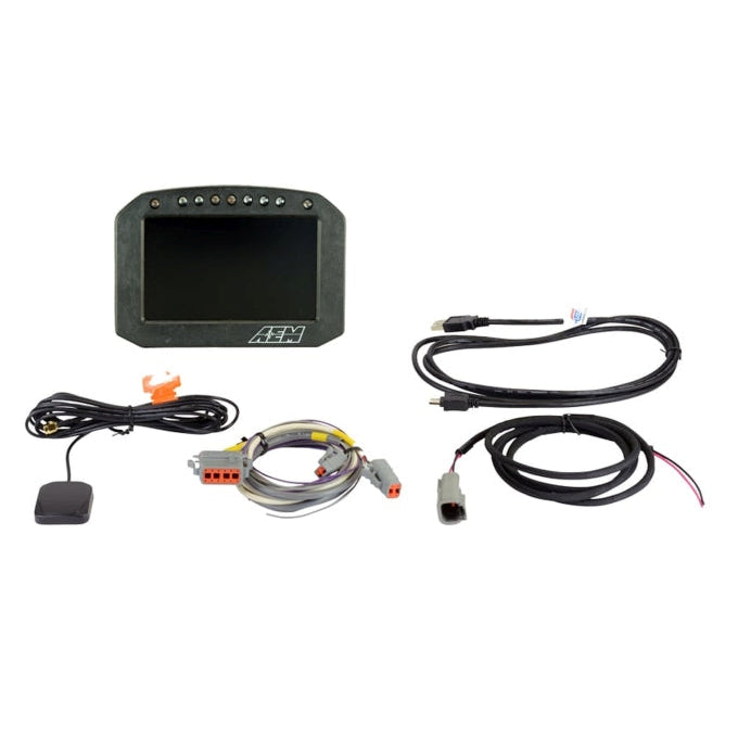 AEM AEM CD-5G Carbon Flush Digital Dash Display w/ Internal 20Hz GPS & Antenna