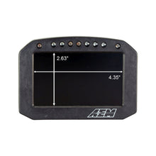 Load image into Gallery viewer, AEM CD-5L flush mount race dash display with carbon fiber enclosure