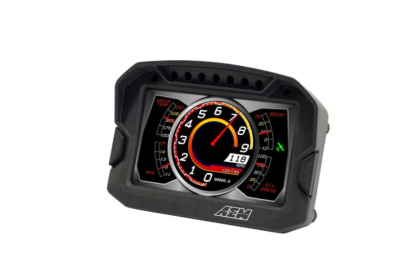 AEM CD-5LG Carbon Logging Digital Dash Display w/ Internal 10Hz GPS & Antenna - Black Ops Auto Works