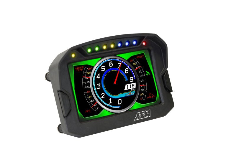 AEM CD-5LG Carbon Logging Digital Dash Display w/ Internal 10Hz GPS & Antenna - Black Ops Auto Works